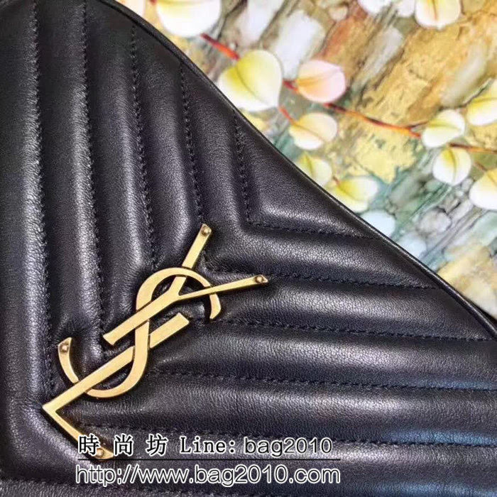 YSL聖羅蘭 冠軍產品 最新v格南非原版皮 鏈條斜挎包 57700-1  YAS1096